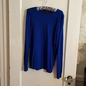 Banana Republic size M royal blue crew neck sweater